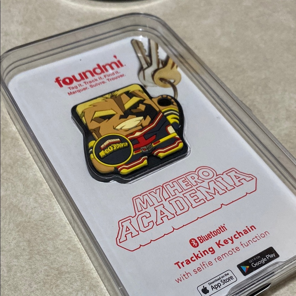 My Hero Academia Bluetooth Tracking Keychain - Yellow